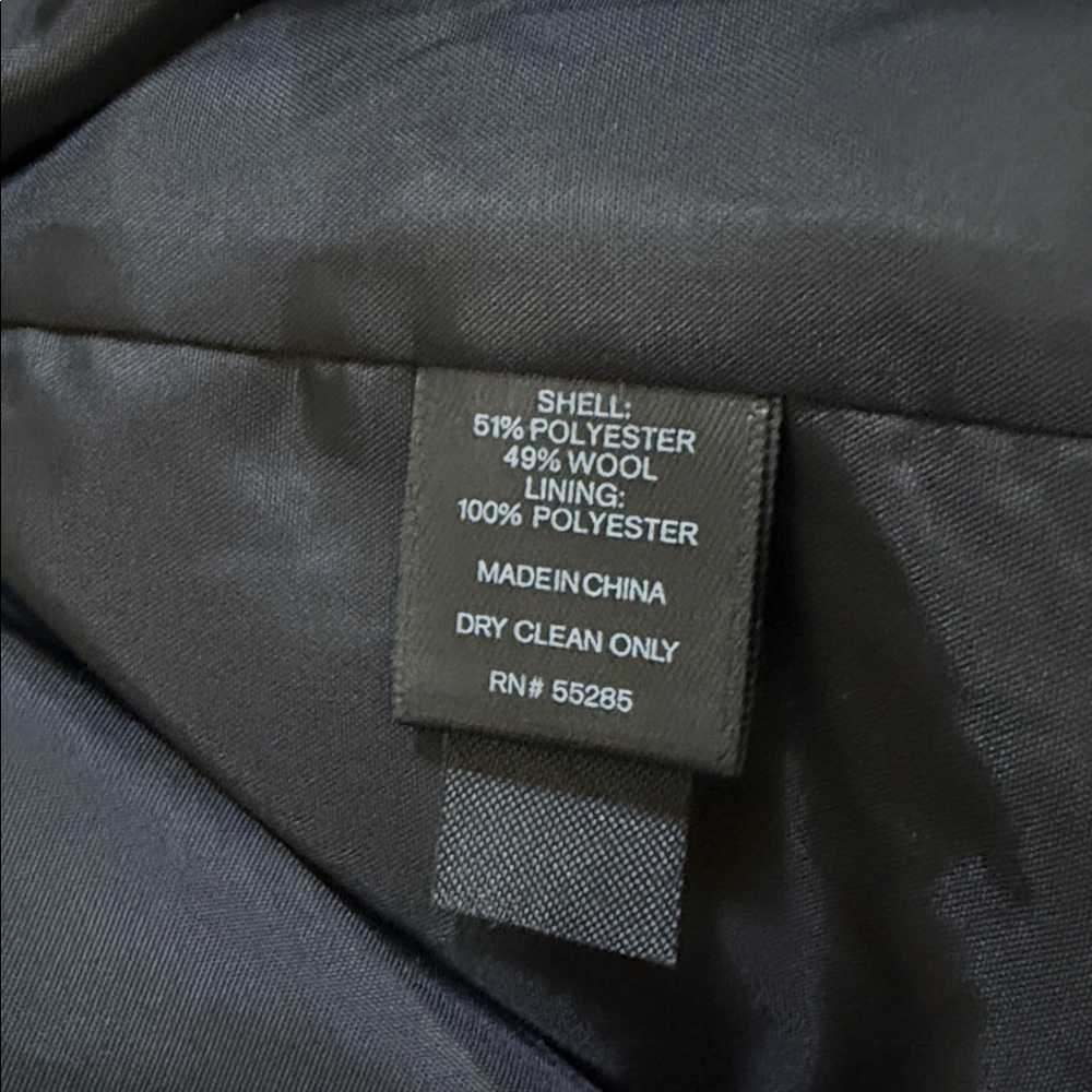 Express Navy Trench Coat - Picture 5 of 5